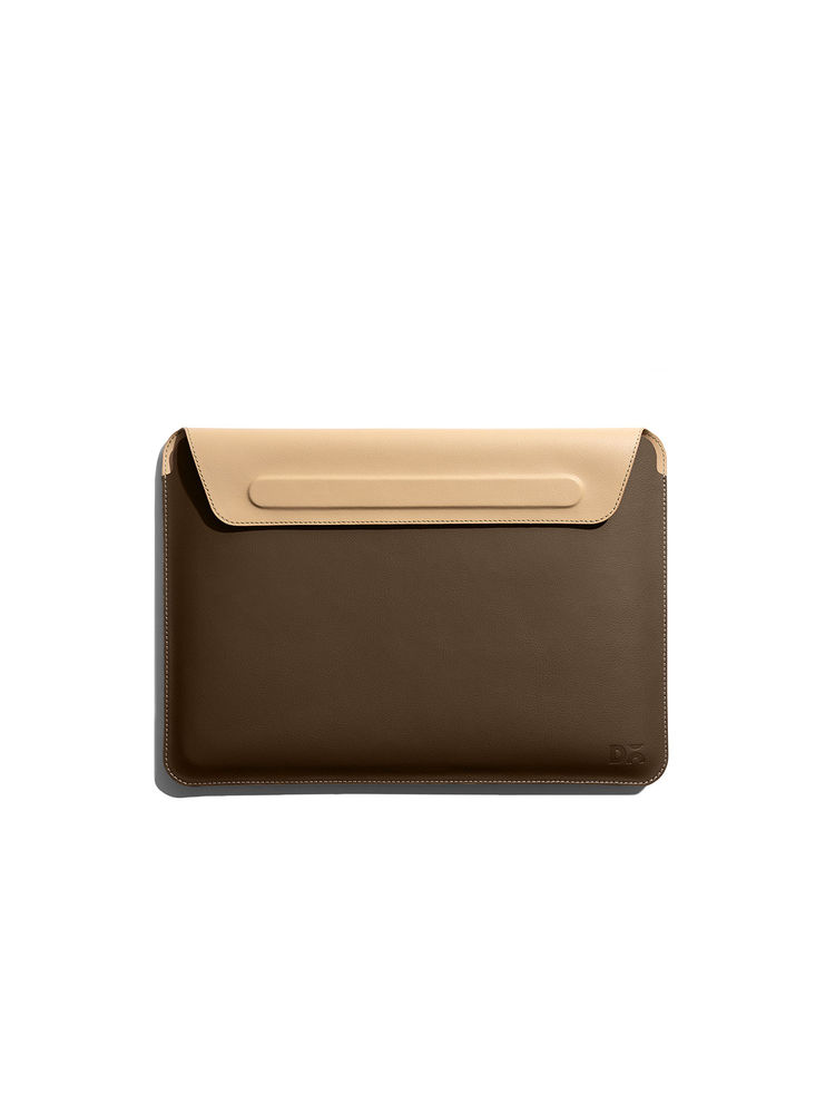 DailyObjects Walnut Brown Snap On Envelope 13 Inch Laptop Bag-image-17
