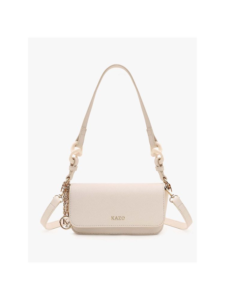 kazo fashion Kazo Off White Belle Handbag with Detachable Strap (M)-picture-28