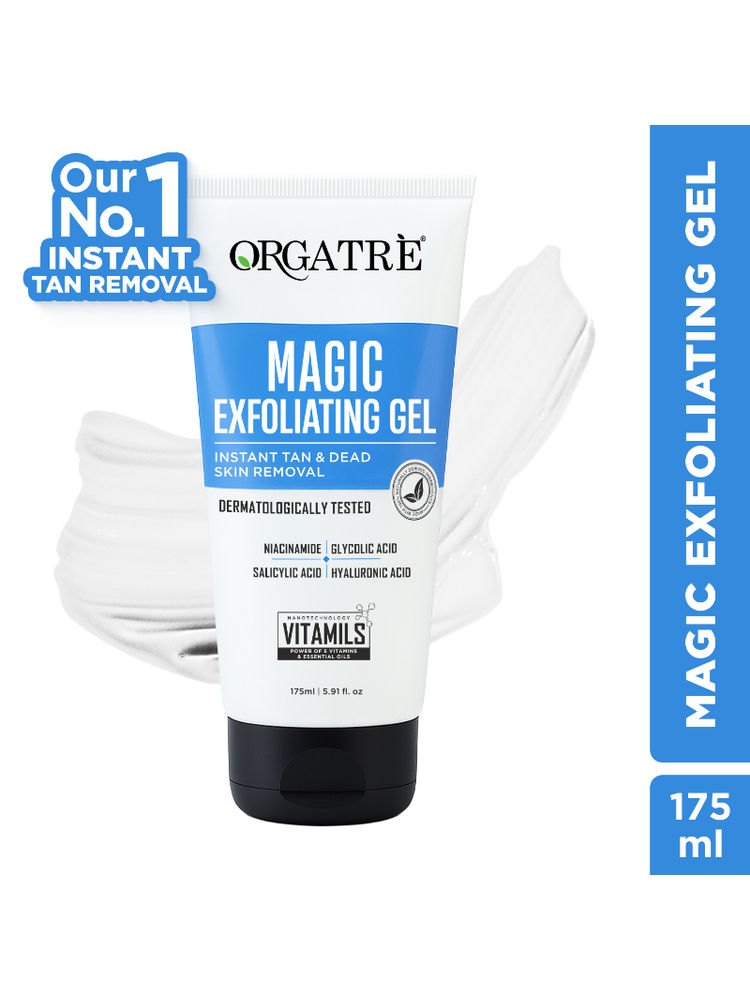 Orgatre Instant Tan & Dead Skin Removal Exfoliating Gel For Women & Men - Tanning Dead Skin Remover-picture-24