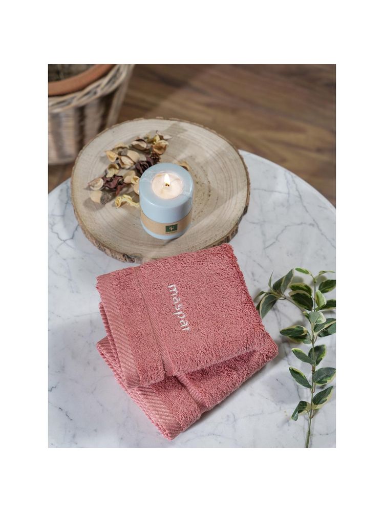 Maspar Mauve Cotton Solid Hand Towels (Pack Of 2)-picture-32