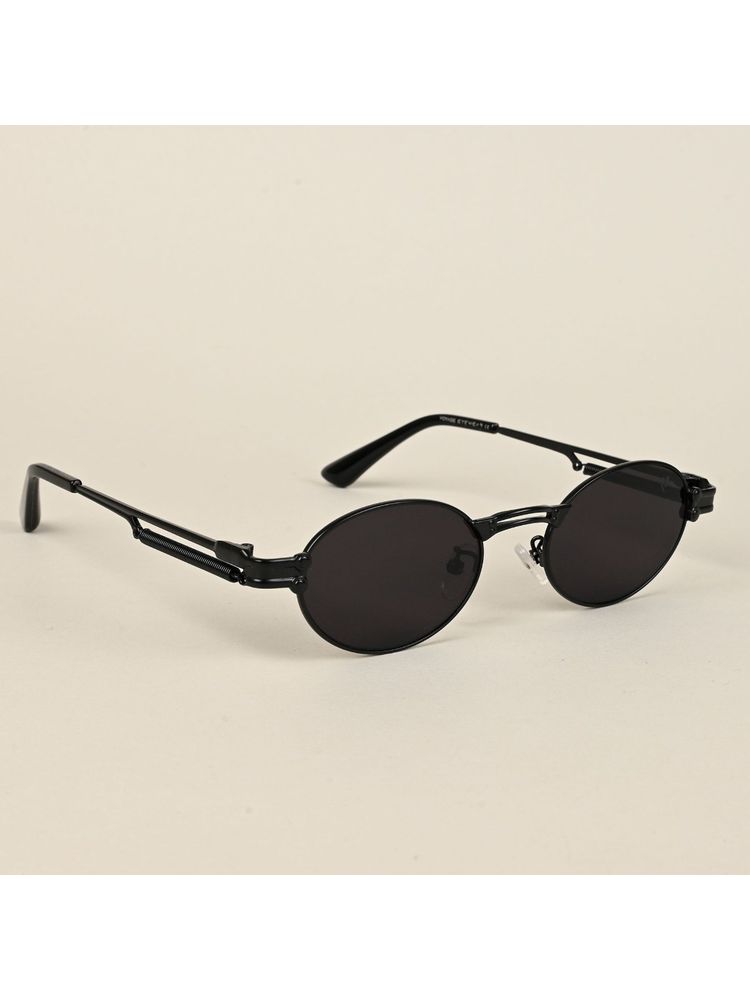 Voyage Oval Sunglasses for Men & Women - Black (50)-picture-25