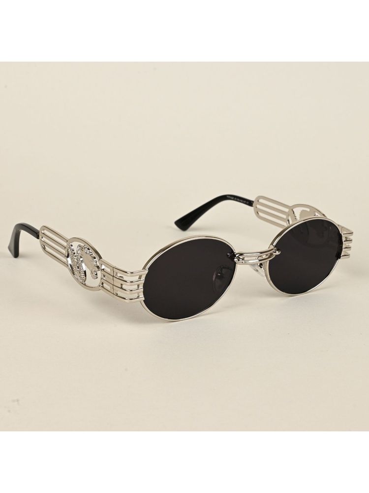 Voyage Oval Sunglasses for Women - Silver (52)-picture-41