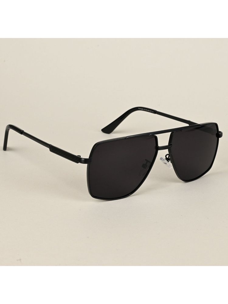 Voyage Aviator Sunglasses for Men & Women - Black (59)-picture-25