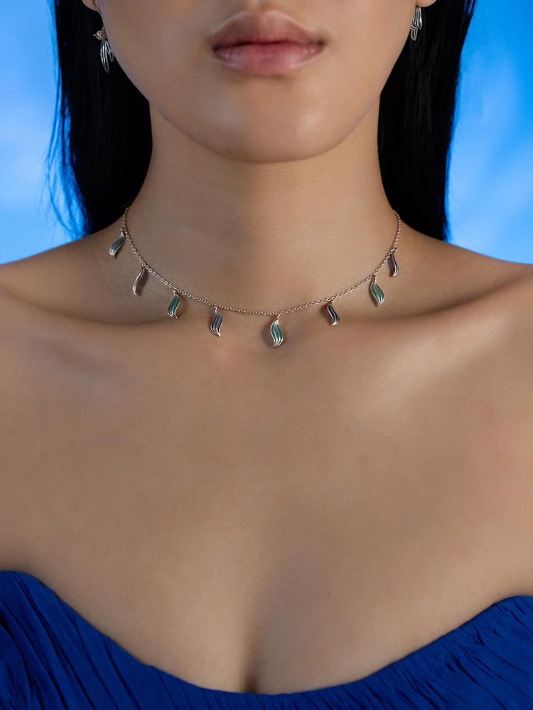 Shaya by CaratLane Flow Through Noise Necklace-image-41
