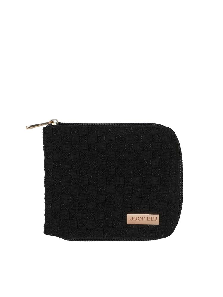 Joon Blu Womens Zip Wallet With Coin Pocket - Black (S)-picture-0
