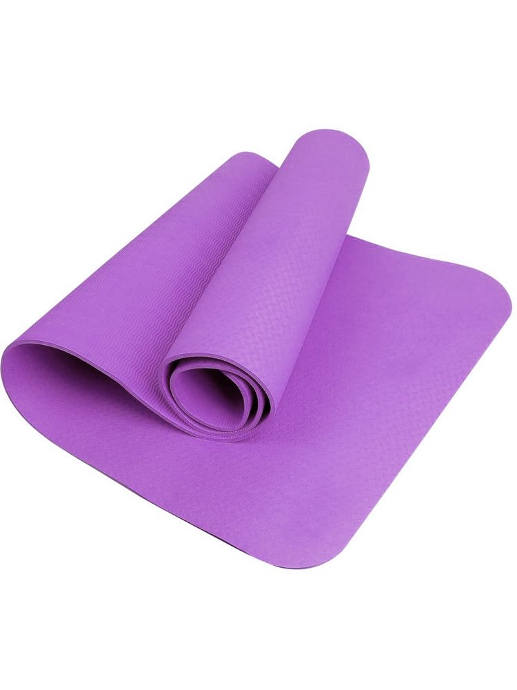 Strauss PE Eco-Friendly Yoga Mat, 6 mm (Purple)-picture-17