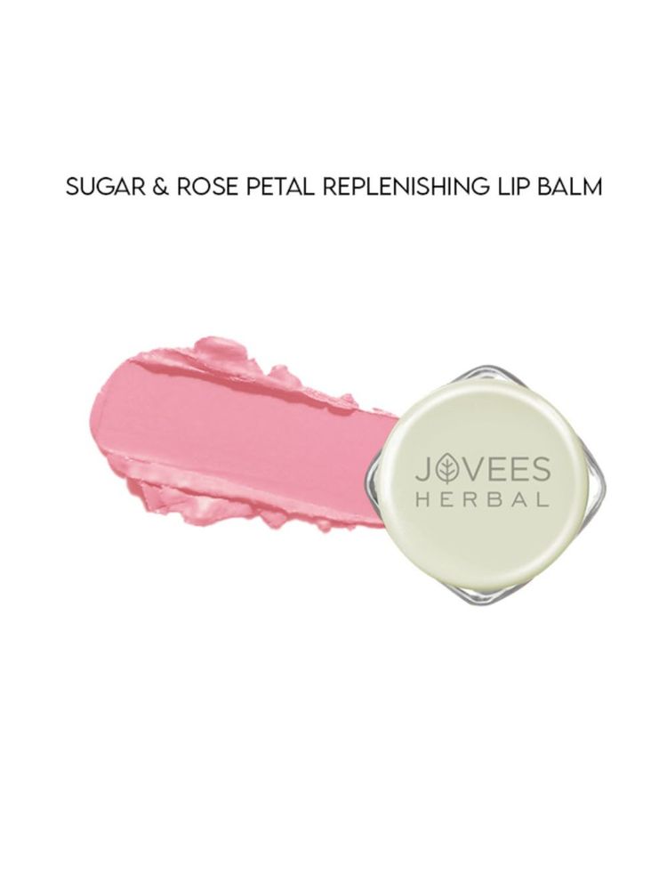 Jovees Herbal Sugar & Rose Petal Replenishing Lip Balm-picture-9