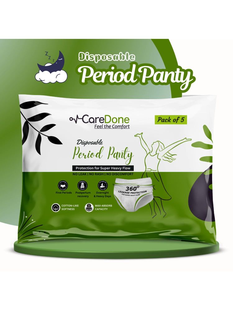 CareDone Use and Throw Maternity Disposable Period Underwear (Pack Of 5)-picture-10