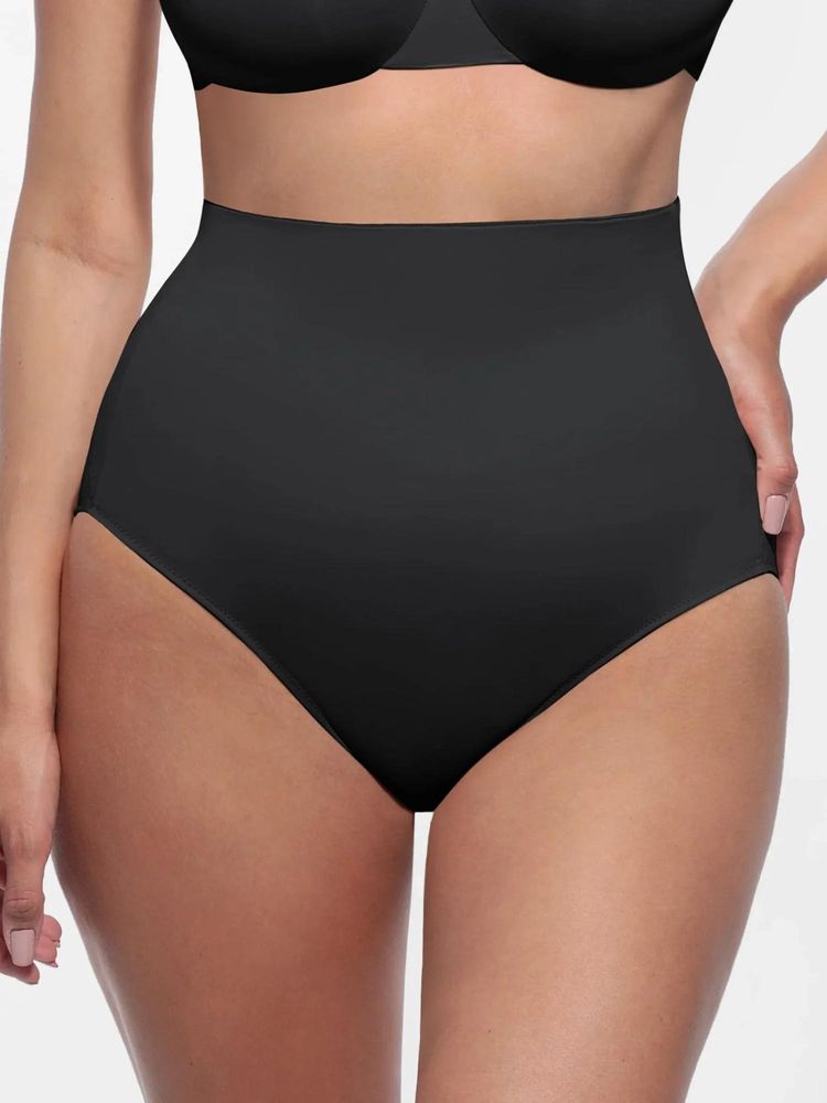 Shop The Edit Black High-Waist Tummy Control Shaping Brief-picture-29