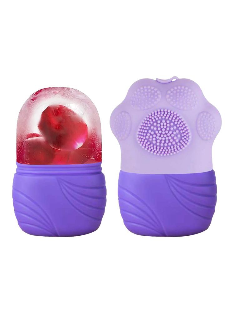 Getmecraft Purple Paw Shape Facial Ice Roller-image-36