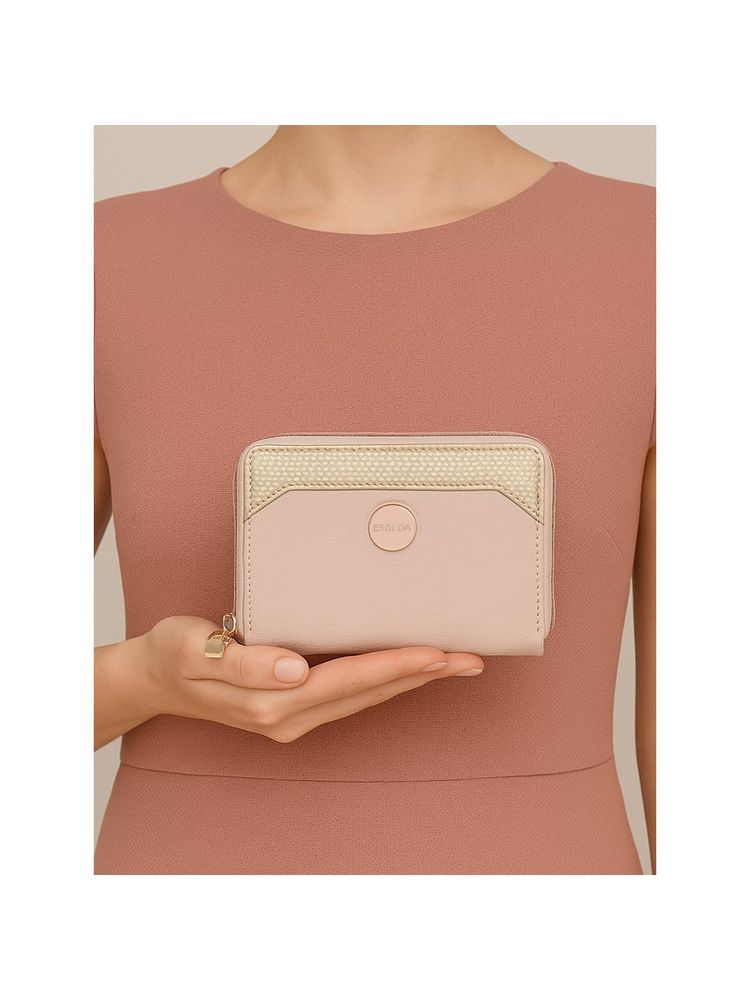 ESBEDA Cream Classic Zipper Wallet-picture-15