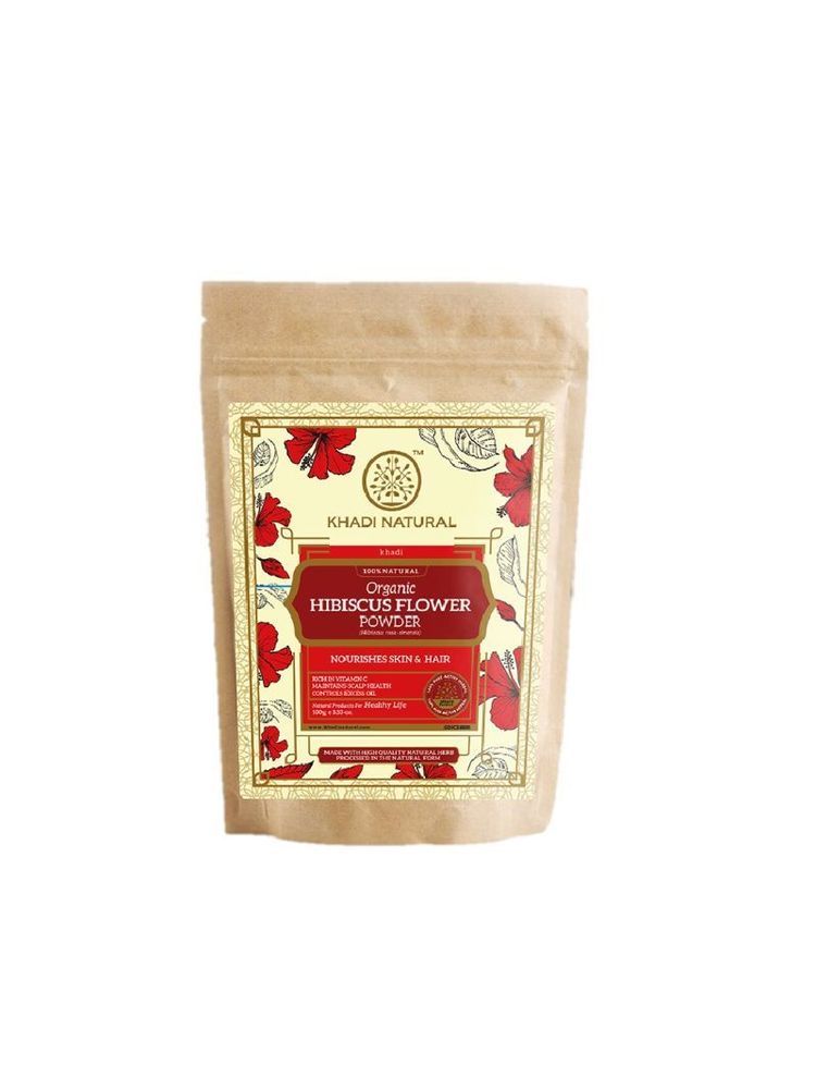 Khadi Natural Hibiscus Flower Organic Powder hair Condition-image-19