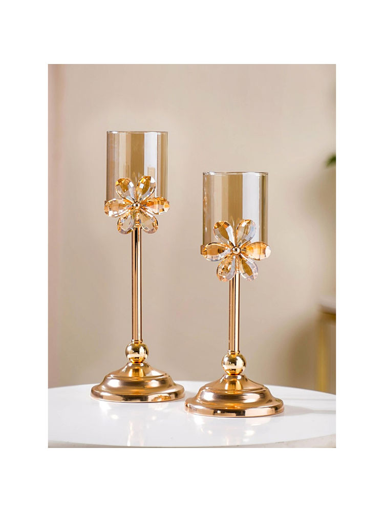 Nestasia Crystal Flower Candle Holder-picture-46