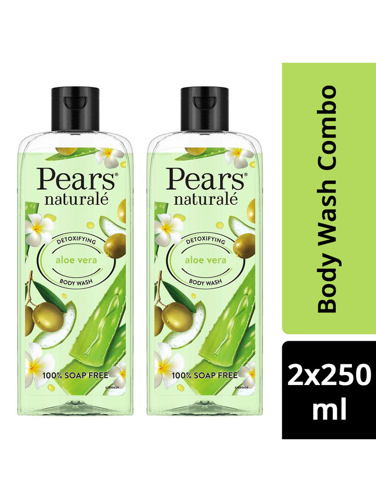 Pears Naturale Detoxifying Aloevera Bodywash - Pack Of 2