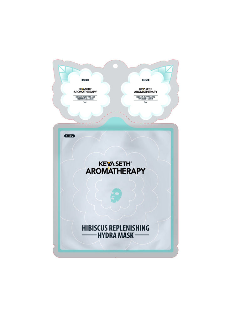 Keya Seth Aromatherapy- Hibiscus Replenishing Hydra 3-in-1 Facial Sheet Mask-image-39