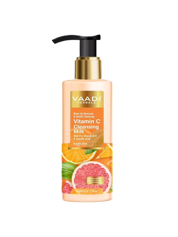 Vaadi Herbals Vitamin C Cleansing Milk For Make Up Removal & Gentle Cleansing-image-44