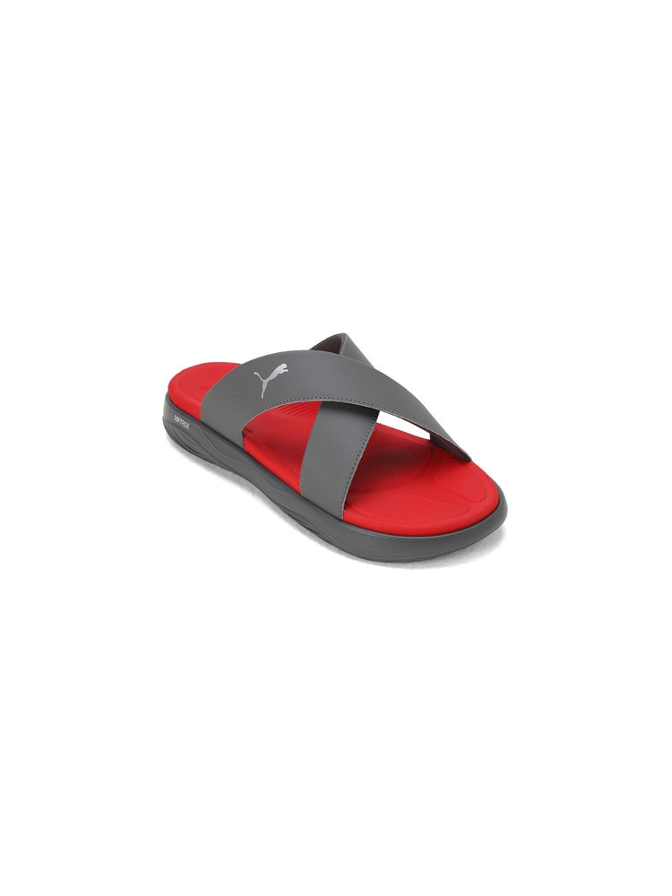 Puma Softride Seave Slip Unisex Grey Flipflops