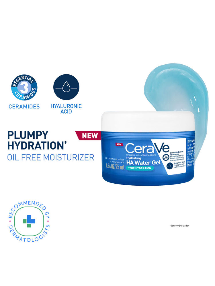CeraVe Hydrating HA Water Gel Lightweight Hyaluronic Acid Gel Face Moisturizer-picture-17