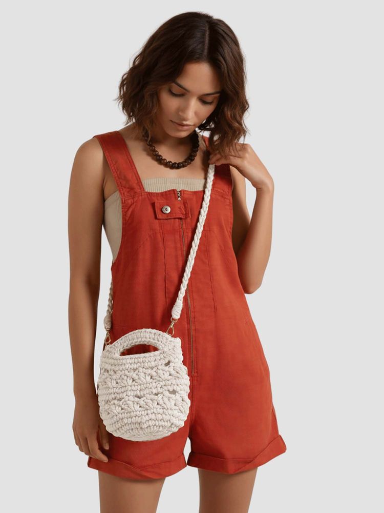 EcoRight Macrame Mini Crossbody Sling Bag With Detachable Strap - Soda-picture-16