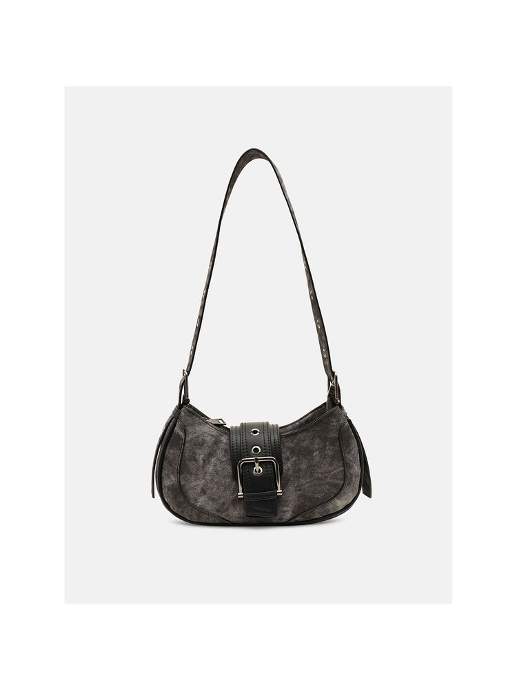 kazo fashion Kazo Black Maeve Shoulder Bag (S)-picture-24