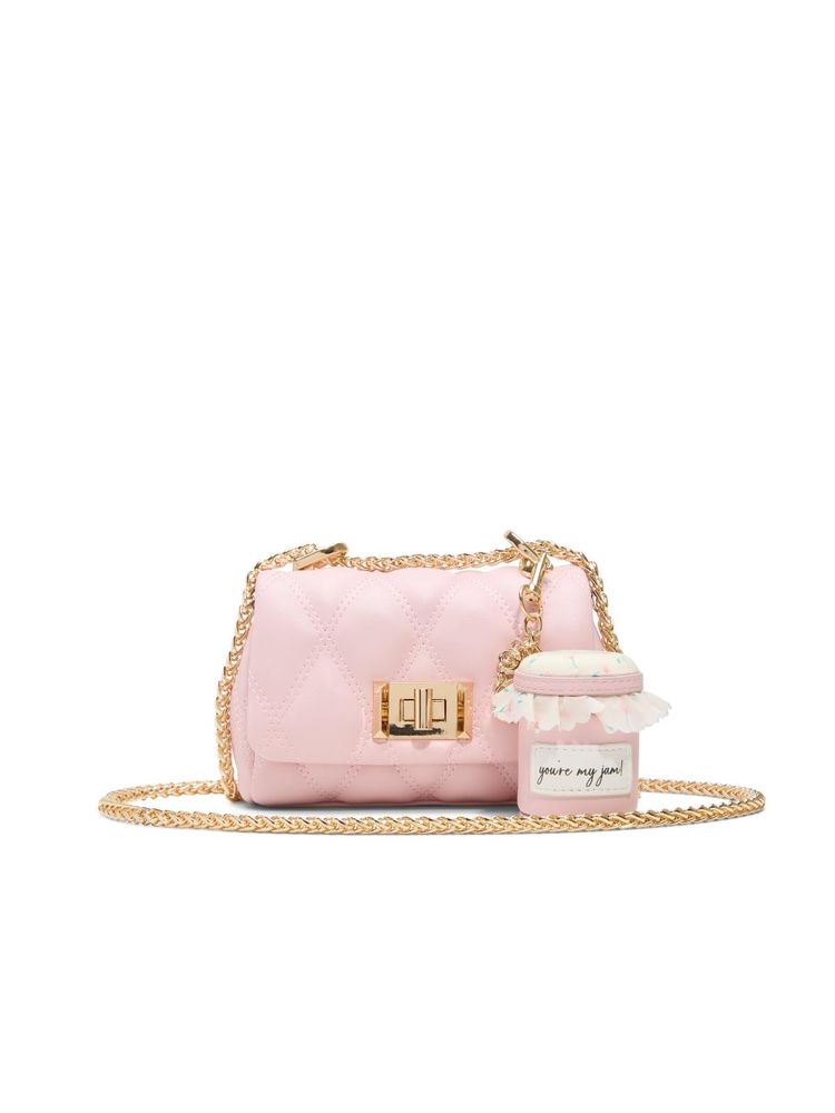 Aldo MIAPINK Womens Pink Cross Body Sling Bag With Detachable Strap & Pouch-image-34