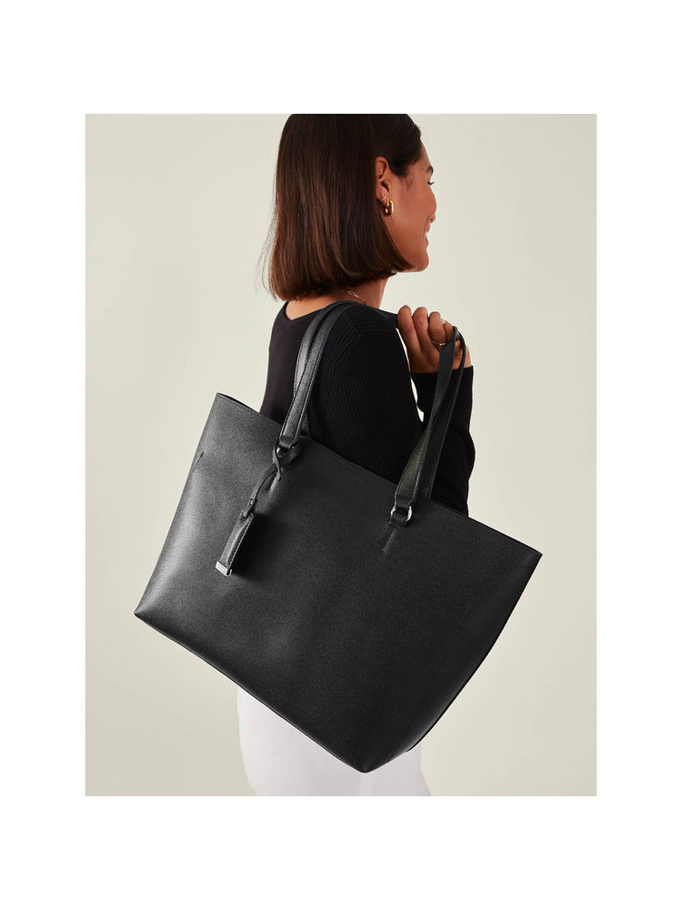 Accessorize London Women'S Black Classic Large Tote Bag-picture-40
