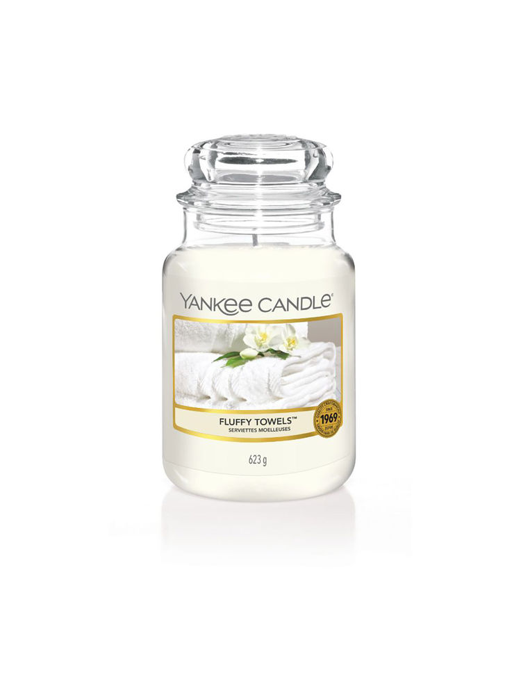 Yankee Candle Classic Large Jar Fluffy Towels Scented Candles-image-12