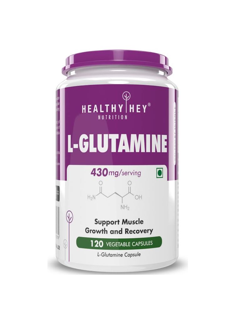 HealthyHey Sports L - Glutamine - Capsules