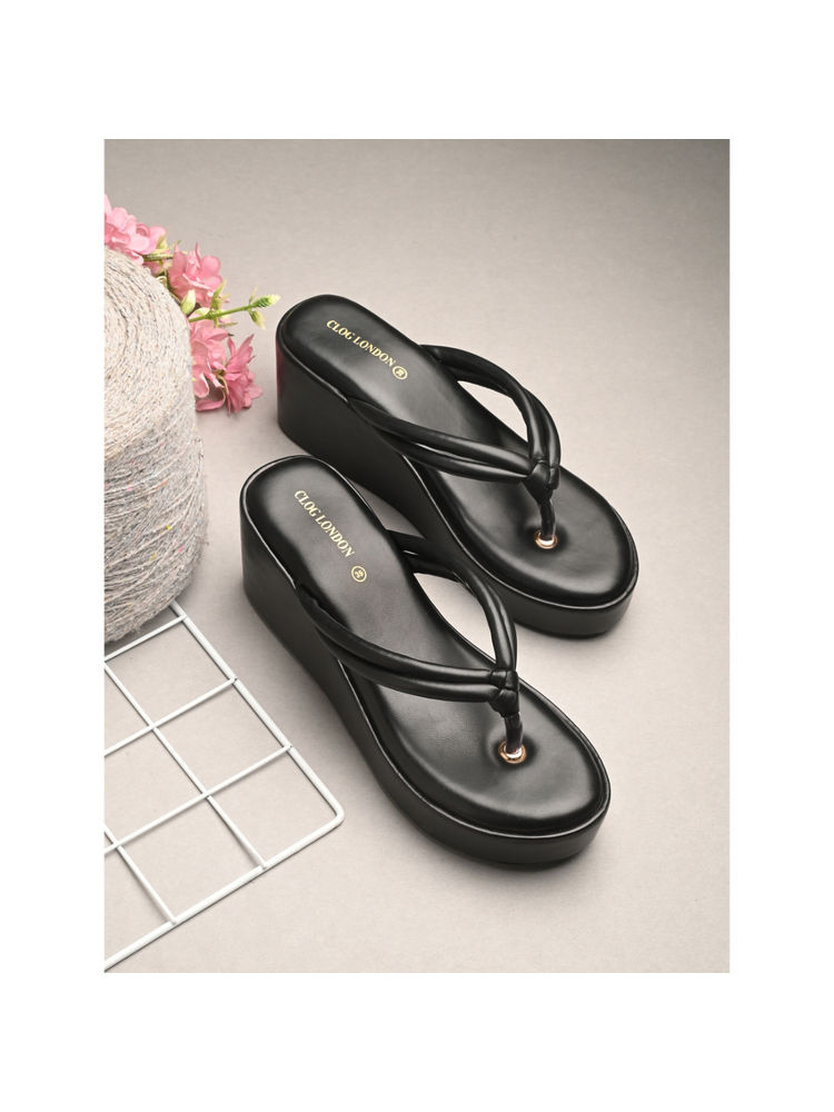 CLOG LONDON Womens Black Round Toe Heels-picture-18