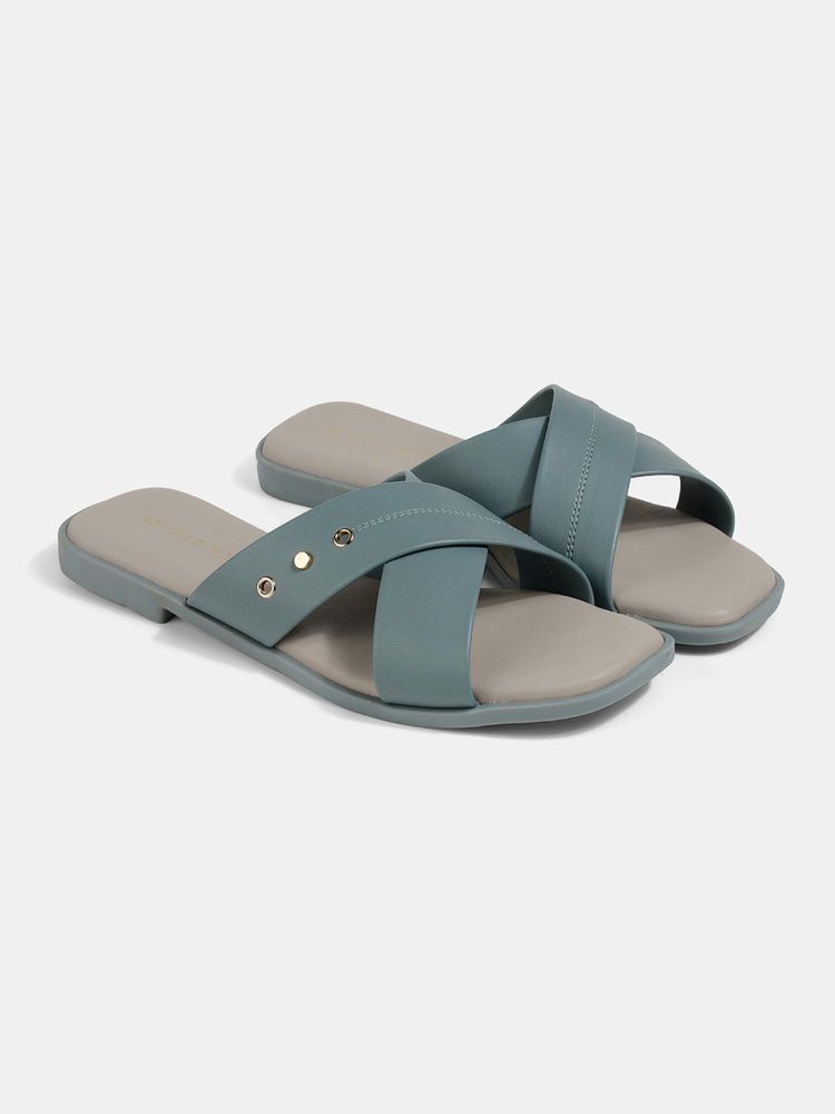 Lemon & Pepper Women Blue Flats-picture-19