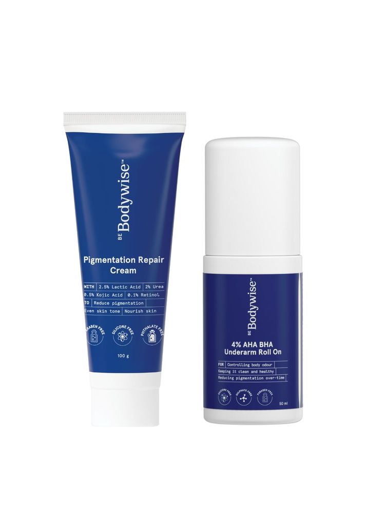 Be Bodywise Pigmentation Repair Pack - Pigmentation Repair Cream & Roll On