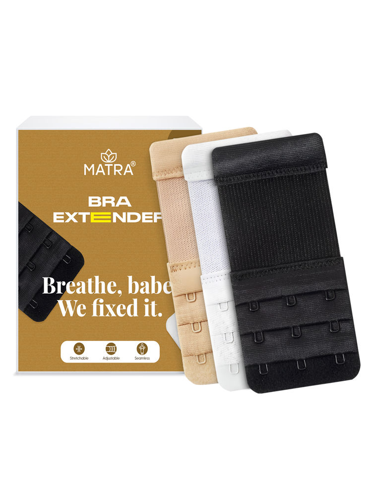 Matra Bra Extender Strap 3 Hook 3 Eye - Pack of 3-image-16