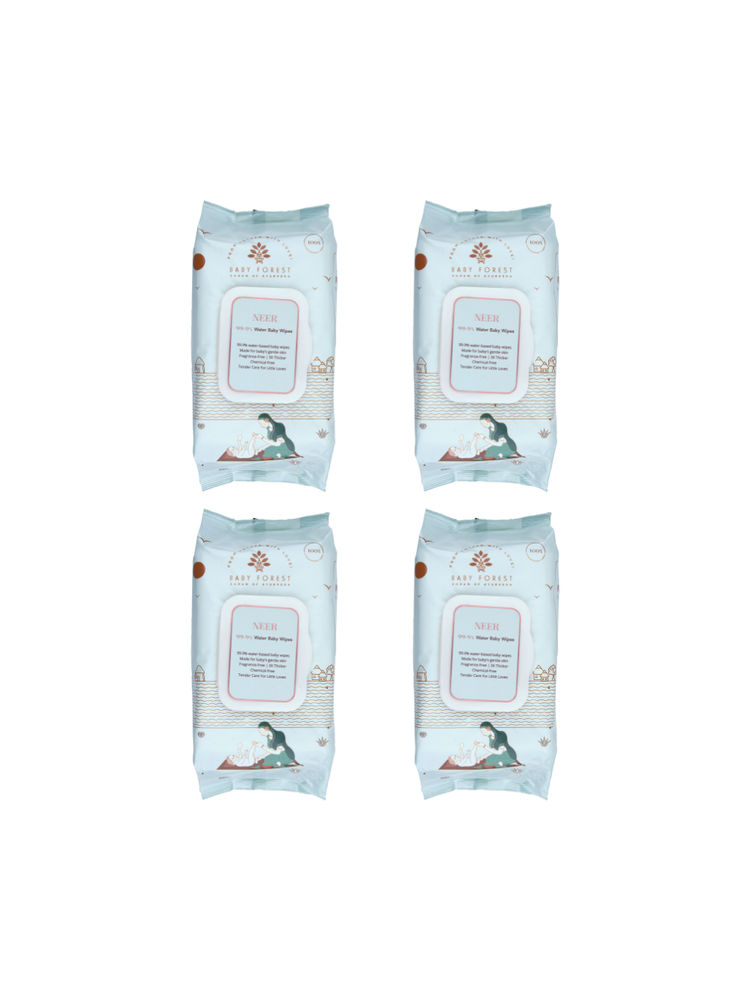 BABY FOREST Neer 99.9% Water Baby Wipes - Pack of 4