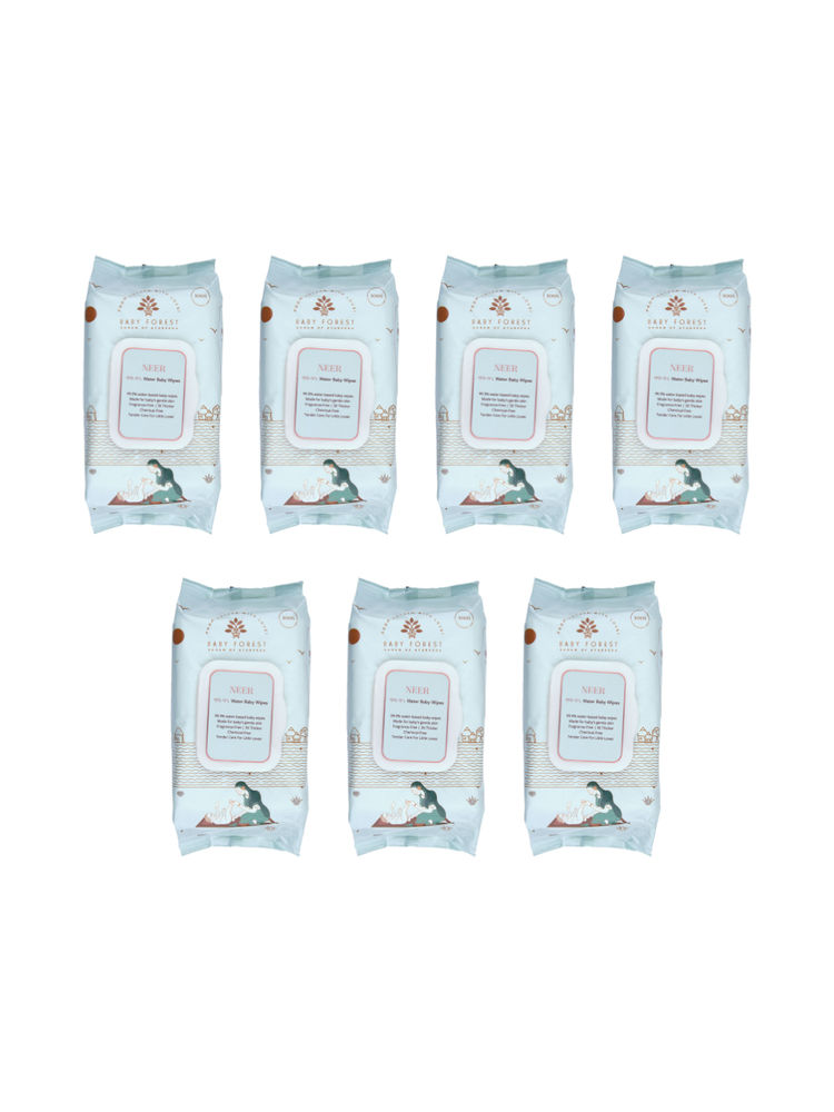 BABY FOREST Neer 99.9% Water Baby Wipes - Pack of 7