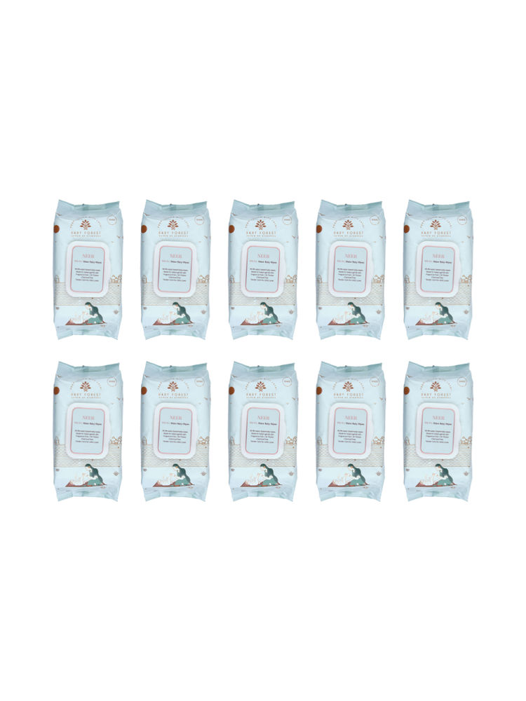 BABY FOREST Neer 99.9% Water Baby Wipes - Pack of 10