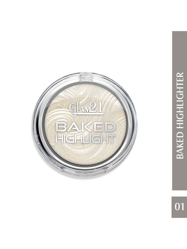 GLAM21 Baked Highlighter With Silky Pigments & Mettalic Finish-image-13