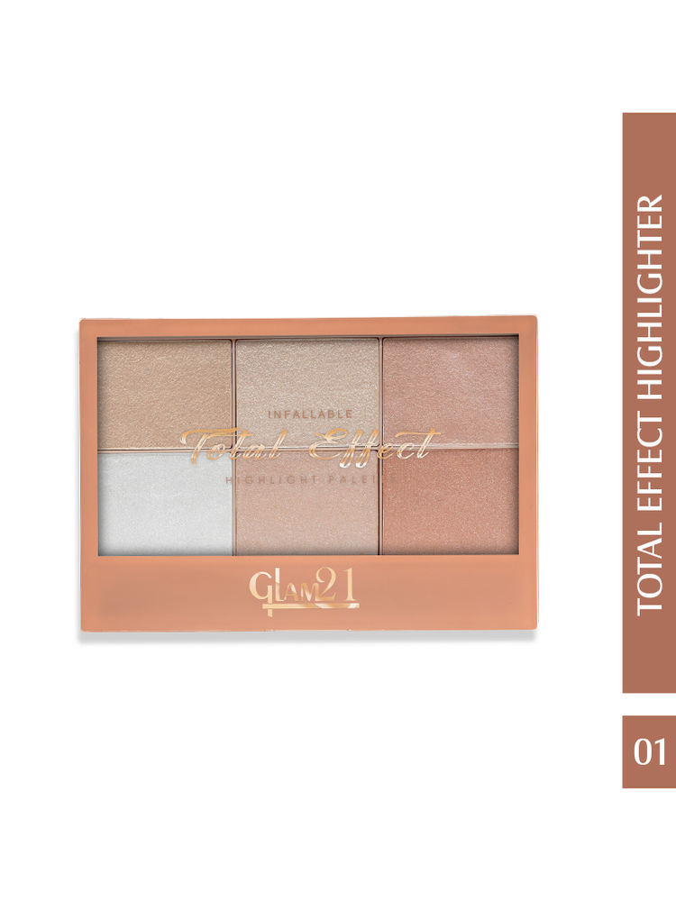 GLAM21 Total Effect 6 Shades Highlighter Palette-image-2