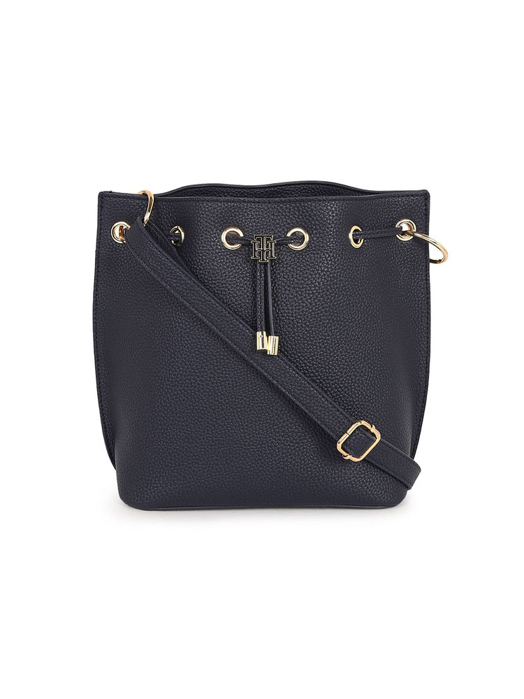 tommy hilfiger accessories Tommy Hilfiger Women Navy Blue Solid Sling Bag-picture-19