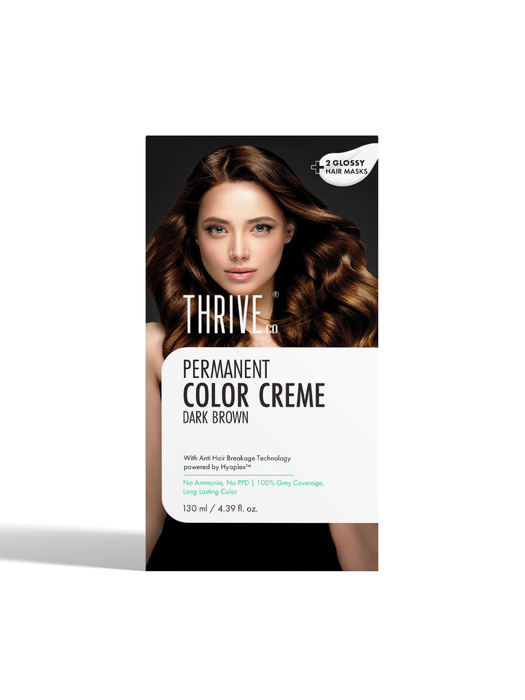ThriveCo Permanent Color Crème Hair Colour - Dark Brown