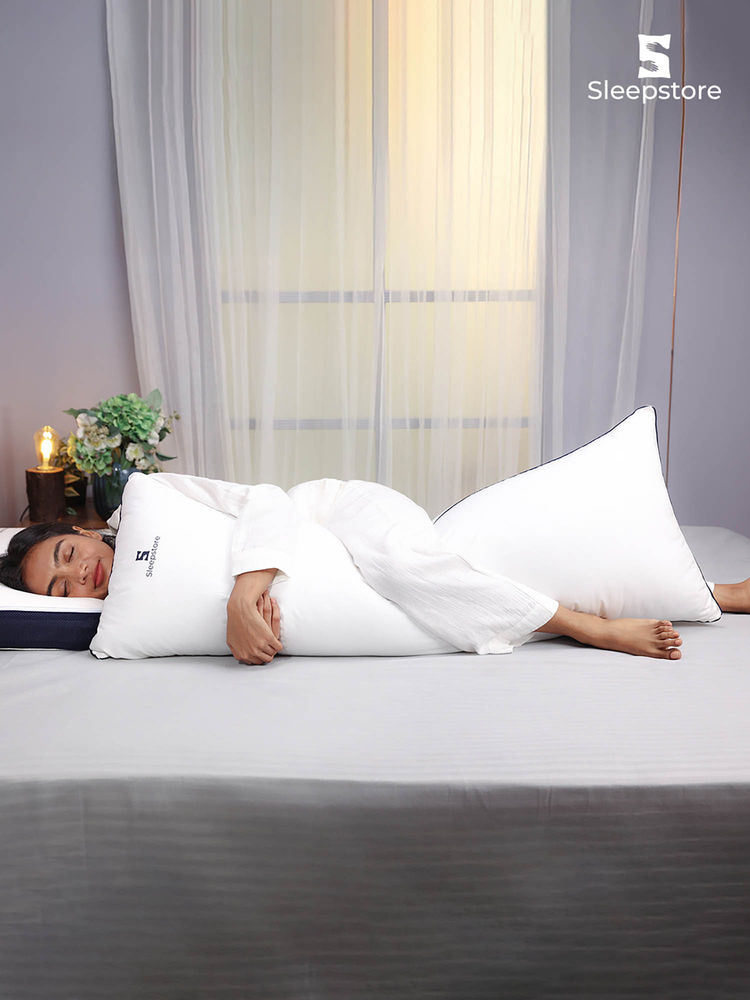 Sleepstore Cuddle pillow Ultra Soft Fiber for full body comfort for sleeping-picture-12