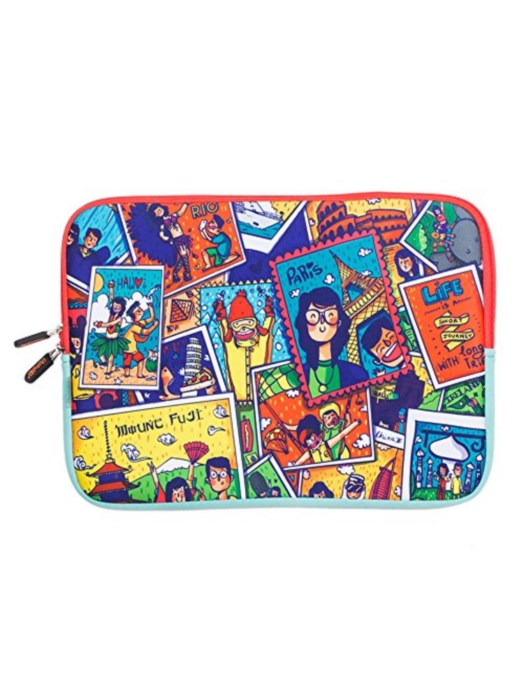Chumbak Live to Travel Laptop Sleeve - 13.3inches-image-5