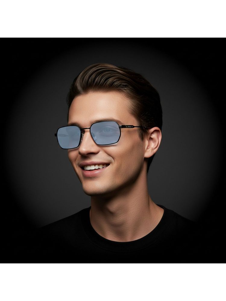 scott accessories Scott Sunglasses Light Blue Lens Hexagon Sunglasses With UV Protection (Scott 3233 Landry C2 S) (55)-picture-22