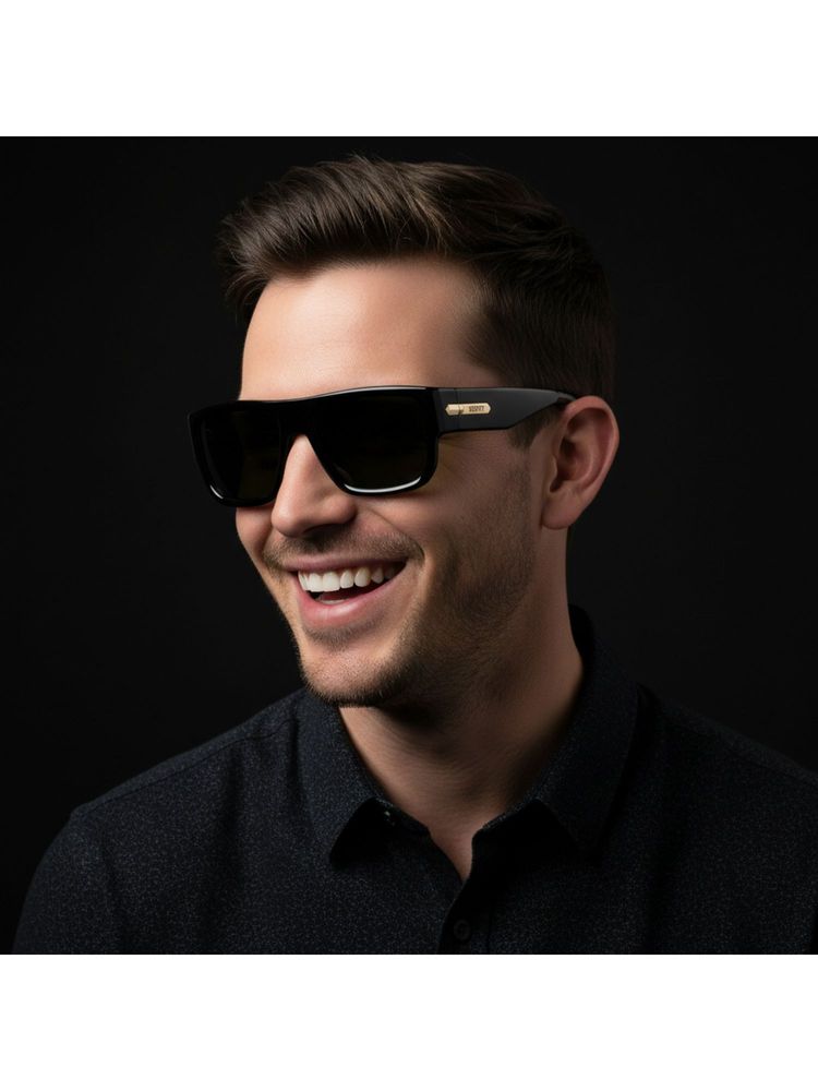 Scott Sunglasses Dark Green Lens Sunglasses With UV Protection (Scott 3259PL Elrod C1 S) (55)-image-29