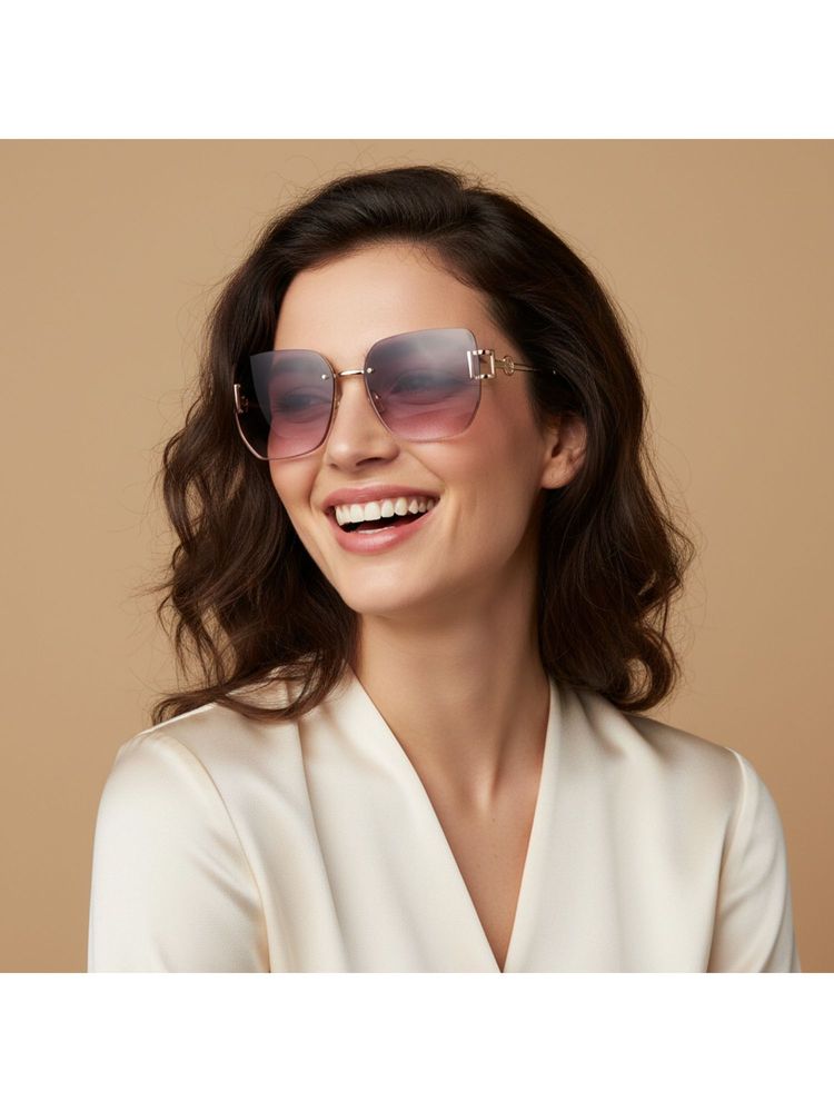 scott accessories Scott Sunglasses Smoke Pink Lens Cat Eye Sunglasses With UV Protection (Scott 3261 Lauryn C2 S) (59)-picture-10