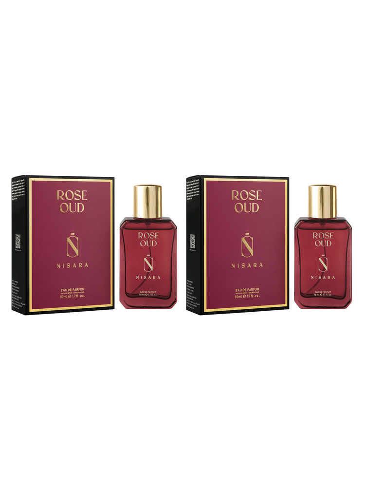 NISARA Rose Oud Combo For A Long Lasting Rose, Amber & Woody Fragrance For Men & Women - Pack of 2-picture-19