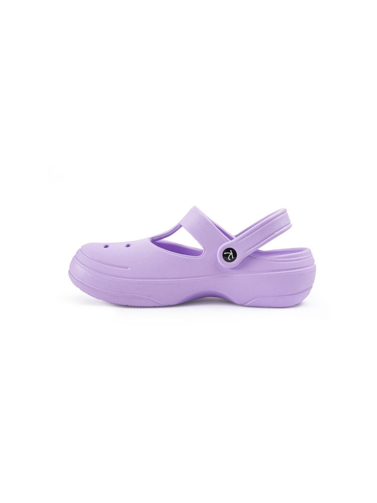 Indifeet Purple Classic and Stylish Waterproof Rubber Clogs-picture-19