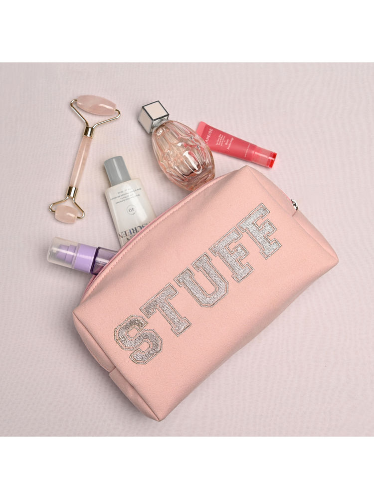 Earth Bags Icon Stuff Cosmetic Pouch Pink-picture-12