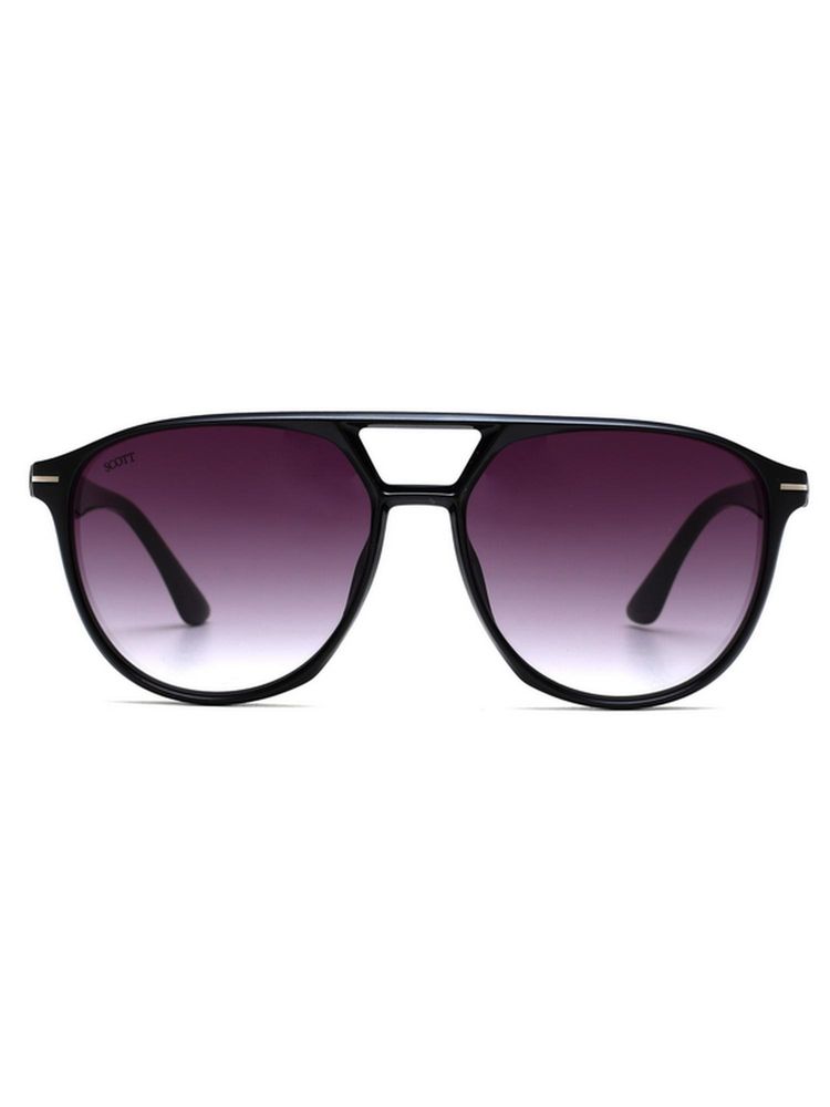 Scott Sunglasses Men UV Protected Square Grey Lens Gradient Sunglasses (57)-image-17