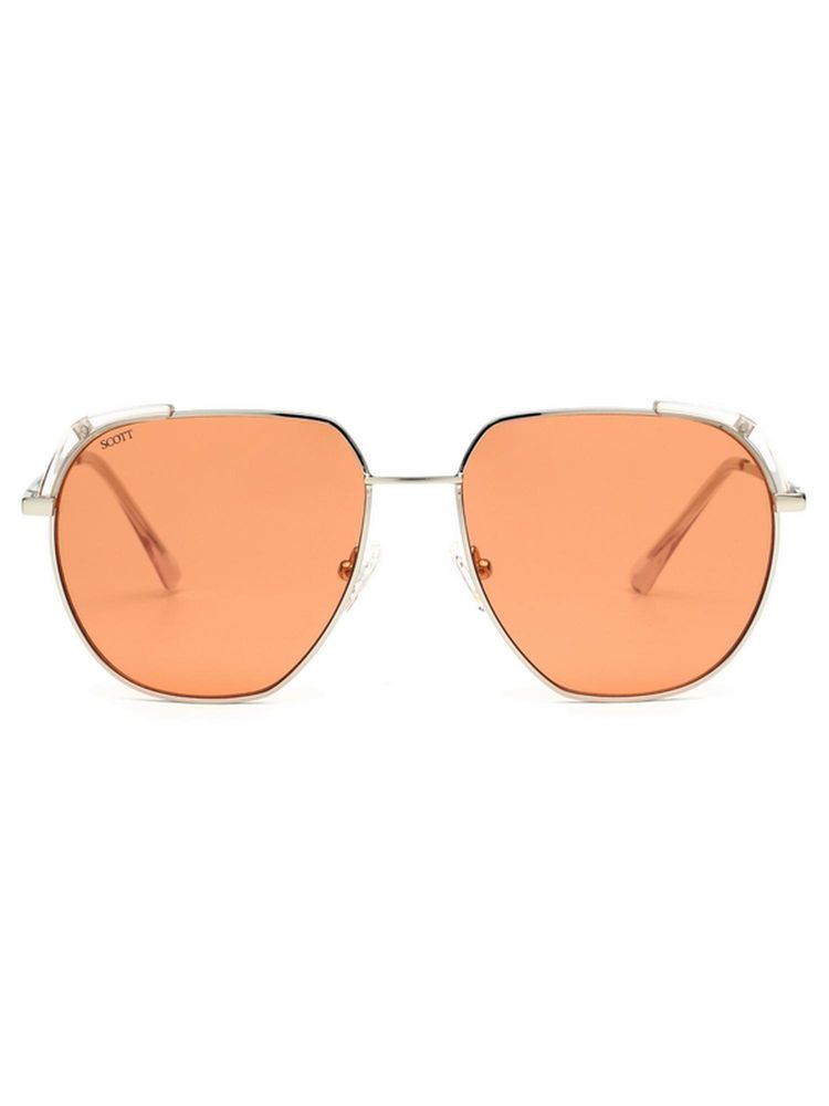Scott Sunglasses Unisex UV Protected Square Orange Lens Sunglasses (58)-image-36