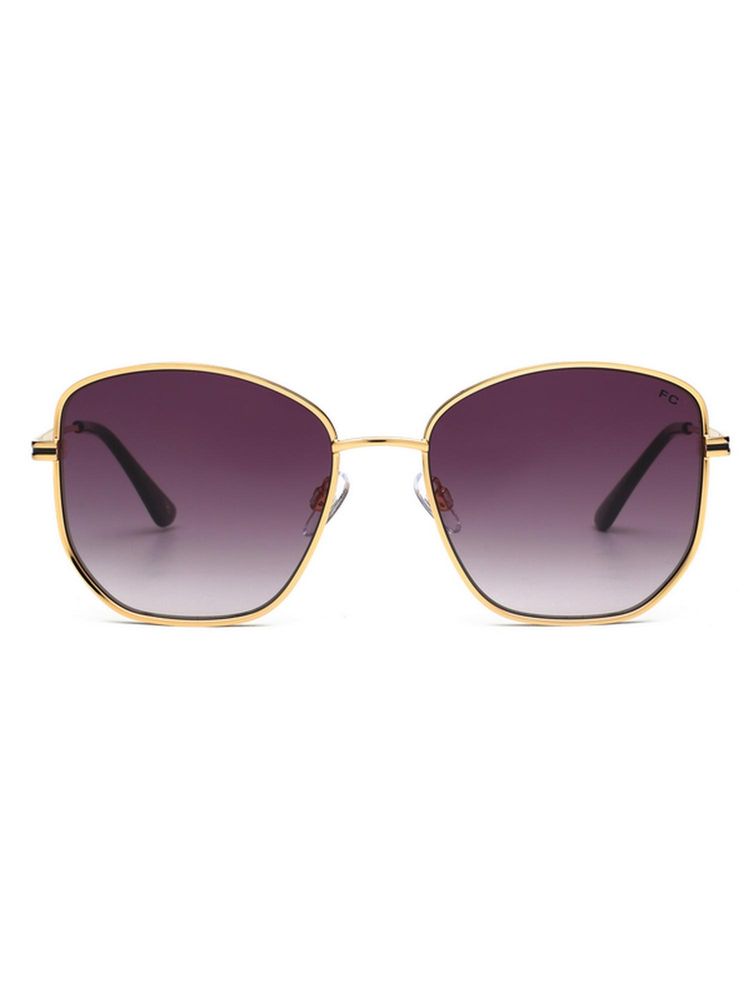French Connection Women UV Protected Square Purple Lens Gradient Sunglasses (57)-image-23